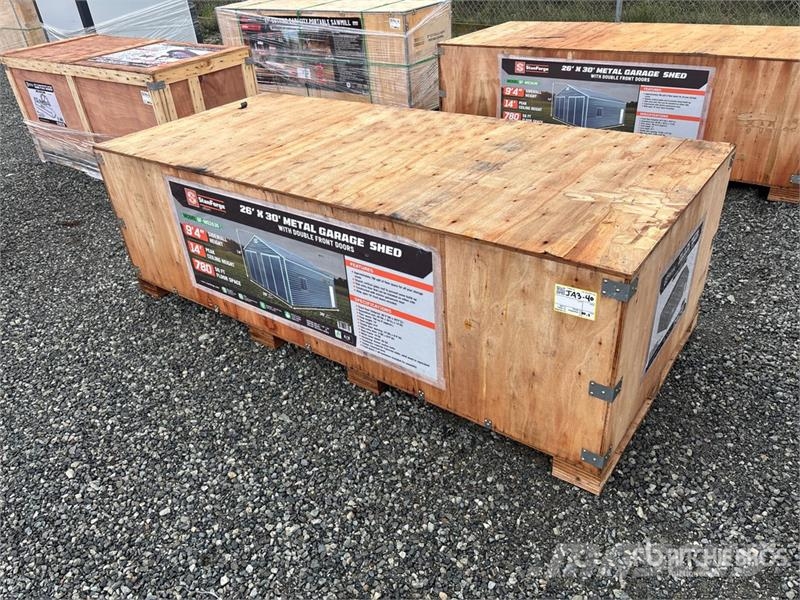  StanForge MS2630 26 ft x 30 ft Metal Garage Shed ( Stahlrahmenaufbauten