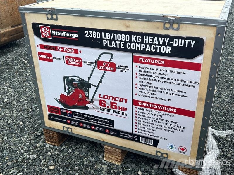  StanForge PC90 Vibratory Plate Compactor (Unused) Vibro ploče