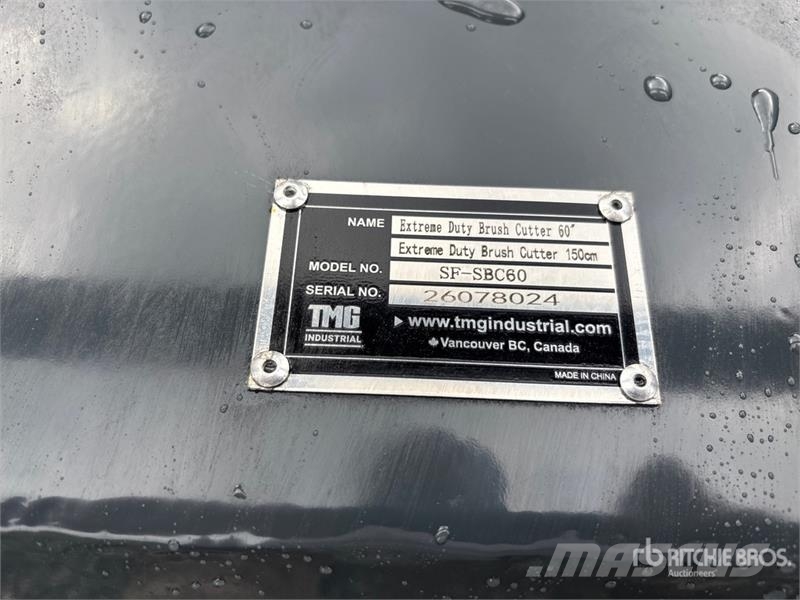  StanForge SBC60 60 in Skid Steer Brush Cutter (Unu ماكينات جز العشب