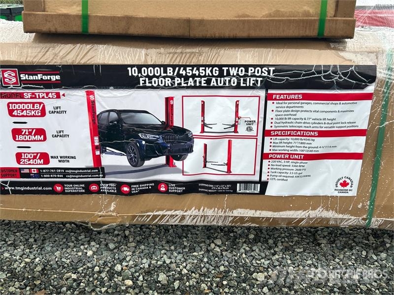  StanForge TPL45 2 Post 10000 lb Vehicle Lift (Unus معدات البناء - غير ذلك