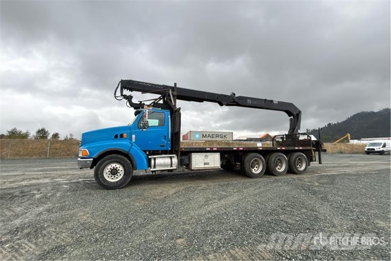 Sterling 335K-4 7500 lb Straight Boom on Sterling 8x6 Boom Crane trucks