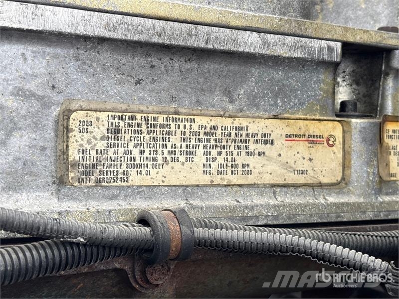 Sterling 335K-4 7500 lb Straight Boom on Sterling 8x6 Boom شاحنات الرافعات
