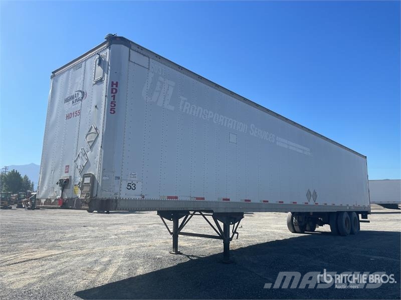 Stroughton 53 ft x 102 in T/A Van Trailer Dobozos pótkocsik