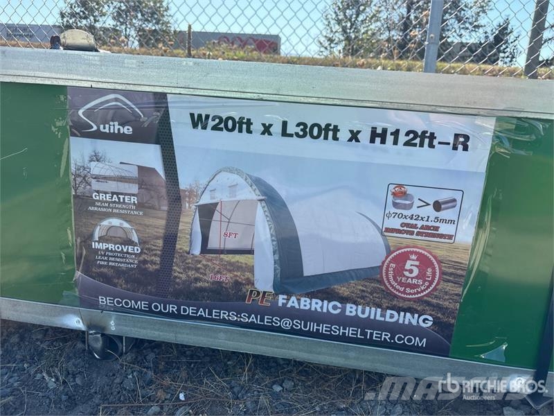 Suihe 203012R-300gPE 20 ft x 30 ft x 12 ft Storage Build Construcții din cadru metalic
