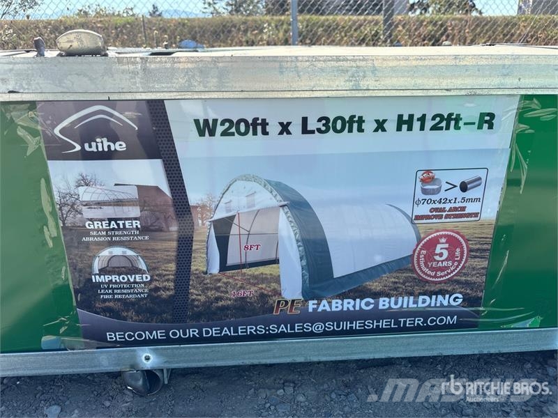 Suihe 203012R-300gPE 20 ft x 30 ft x 12 ft Storage Build Construcții din cadru metalic