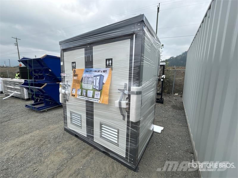 Suihe NT-D 7 ft x 4 ft 6 in 2 Person Portable Toilet (Un Otros componentes