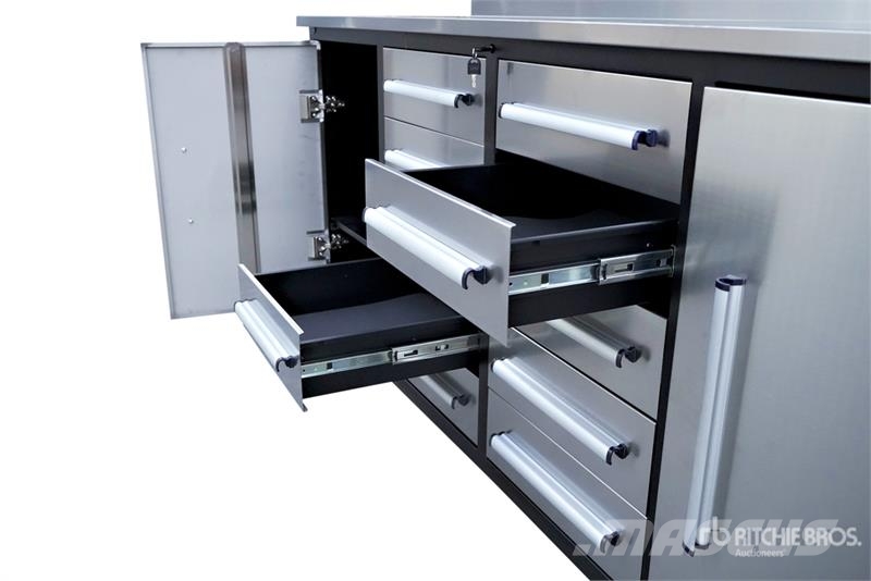 Suihe NWB-10DS-2-7 7 ft 10-Drawer Workbench (Unused) مكونات أخرى