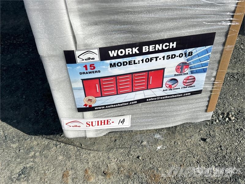 Suihe NWB-15DR-2 -10 10 ft 15-Drawer Workbench (Unused) Övriga