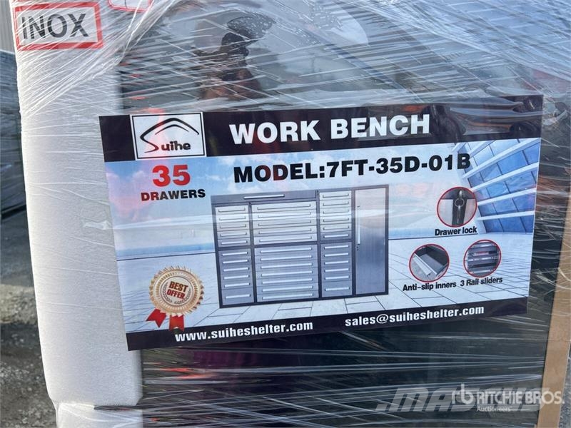 Suihe NWB-H35DS-7 7 ft 35-Drawer Tool Cabinet (Unused) Utilaje construcții - Altele