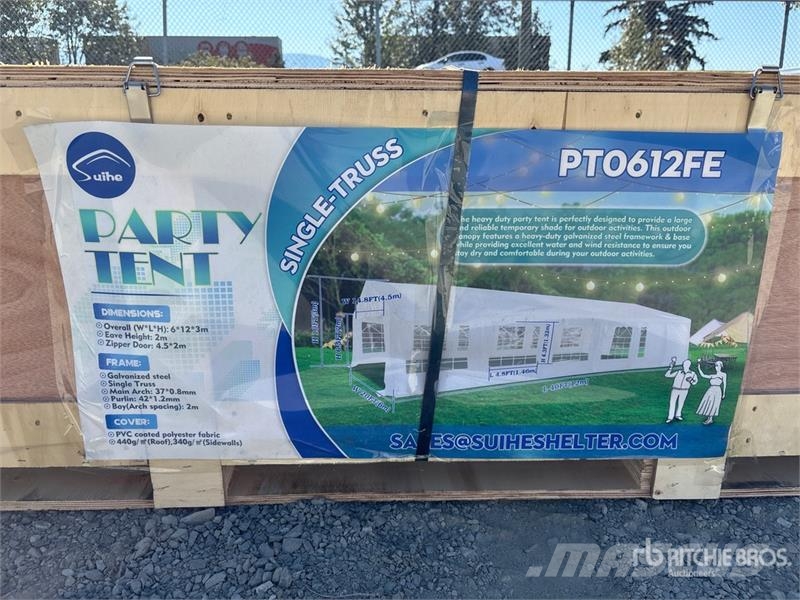 Suihe PT0612FE 40 ft x 20 ft Commercial Party Tent (Unus Inne przyczepy