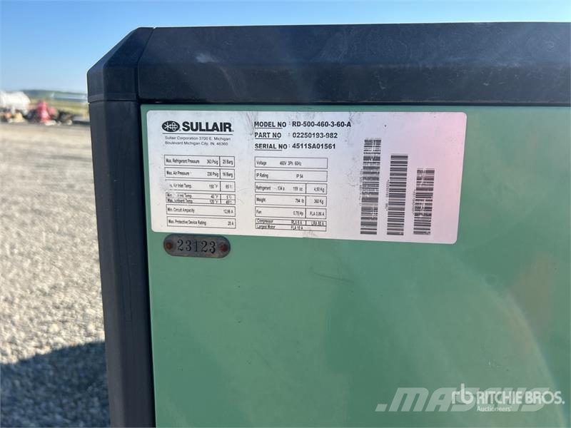 Sullair RD500 Air Compressor 콤푸레샤