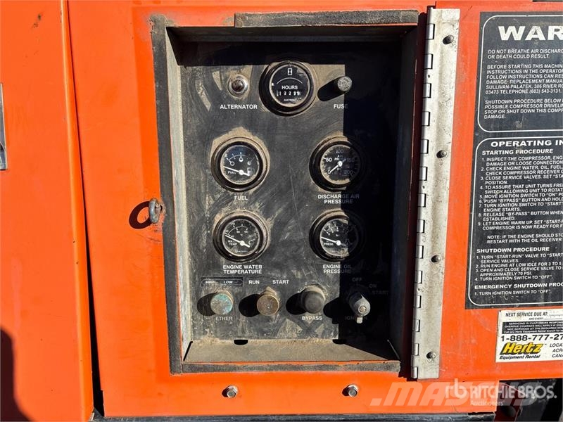 Sullivan D210QH Mobile Air Compressor Compresseur