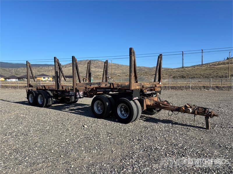 Superior 29 ft Quad/A Pole Log Trailer Holzanhänger
