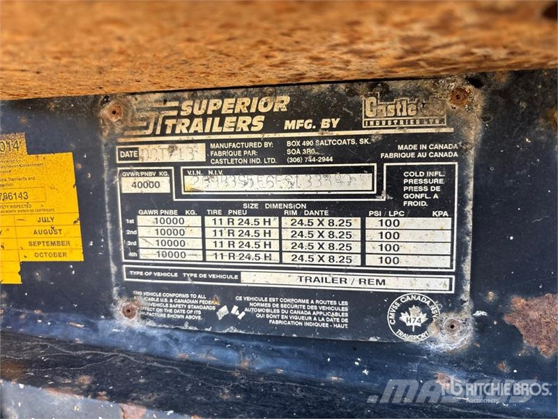 Superior 29 ft Quad/A Pole Log Trailer Holzanhänger