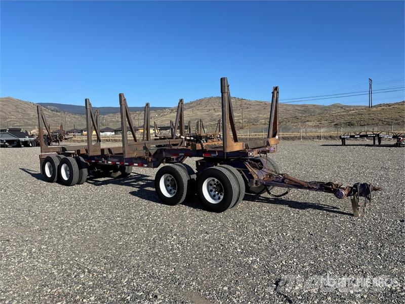 Superior 29 ft Quad/A Pole Log Trailer Holzanhänger