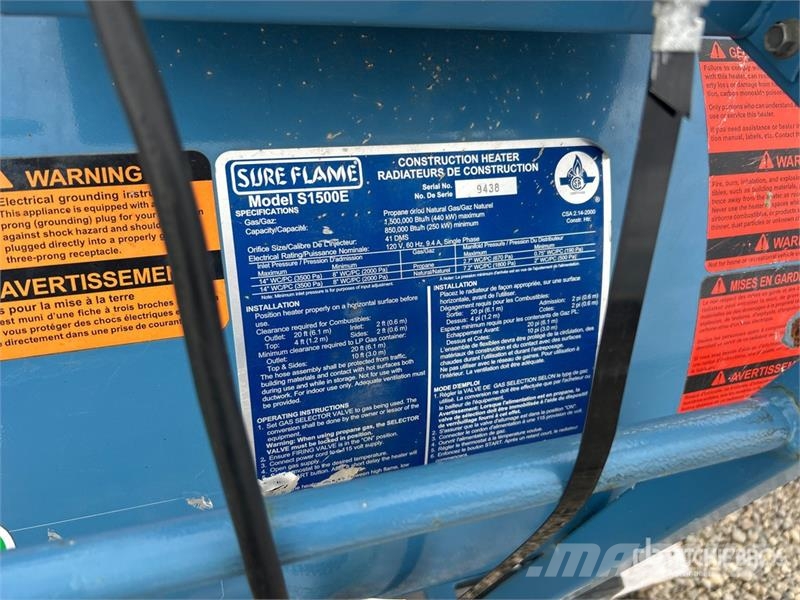 Sure Flame S1500E Kühl- und Heizsysteme