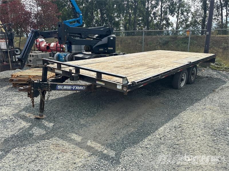 Suretrack 20 ft T/A Flatbed Trailer Platós / Ponyvás pótkocsik