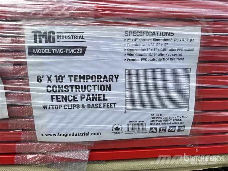 TMG of (25) TMG FMC29-45 10 ft x 6 ft Temporary Site F Diger parçalar