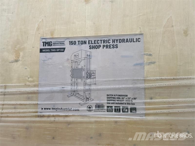 TMG SP150 150 ton Shop Press (Unused) مكونات أخرى