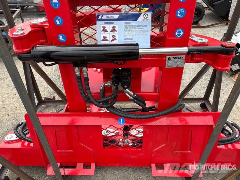 Top Cat Cat ECSSRB Hydraulic Skid Steer Tree Shear Cortadores