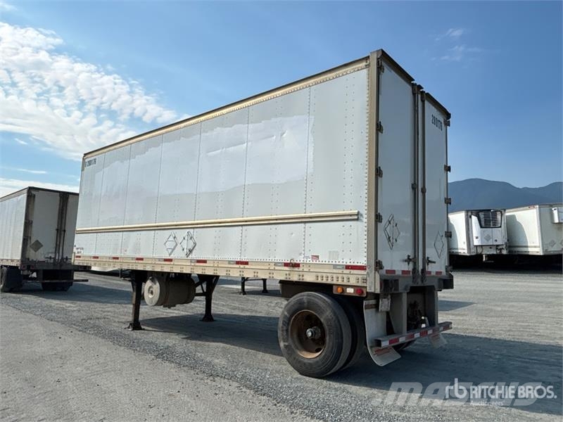 Trailmobile 28 ft x 102 in S/A Heated Van Trailer Gesloten opbouw trailers