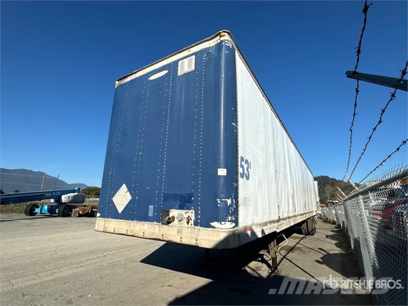 Trailmobile 53 ft x 102 in T/A Van Trailer Box body trailers