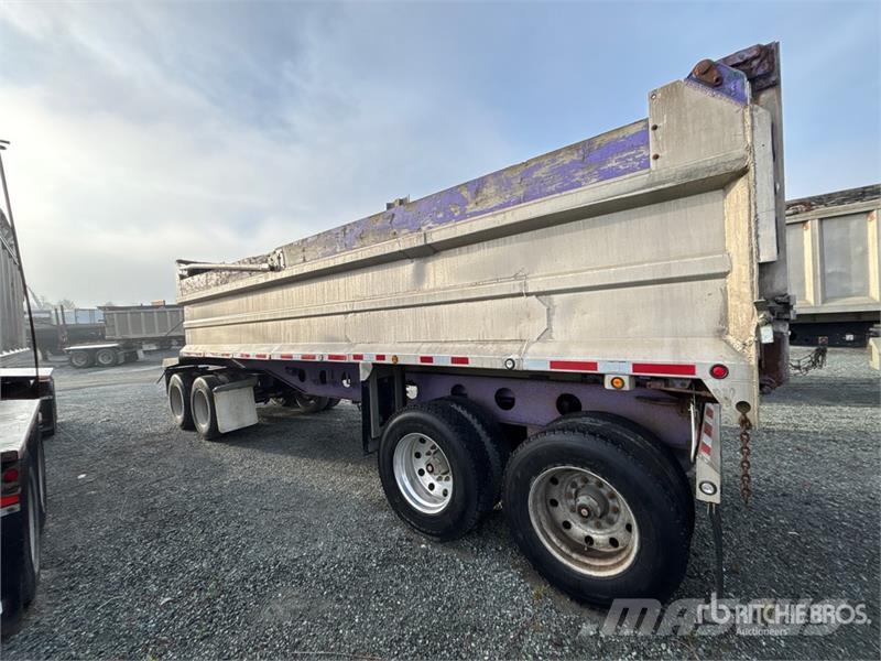 Trojan 26 ft Quad/A End Dump Trailer Pašizgāzējs