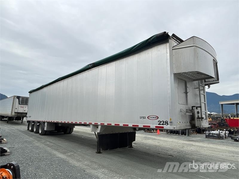  Ty-Crop 53 ft x 102 in Tri/A Moving Floor Open-Top Reboques para aparas de madeira