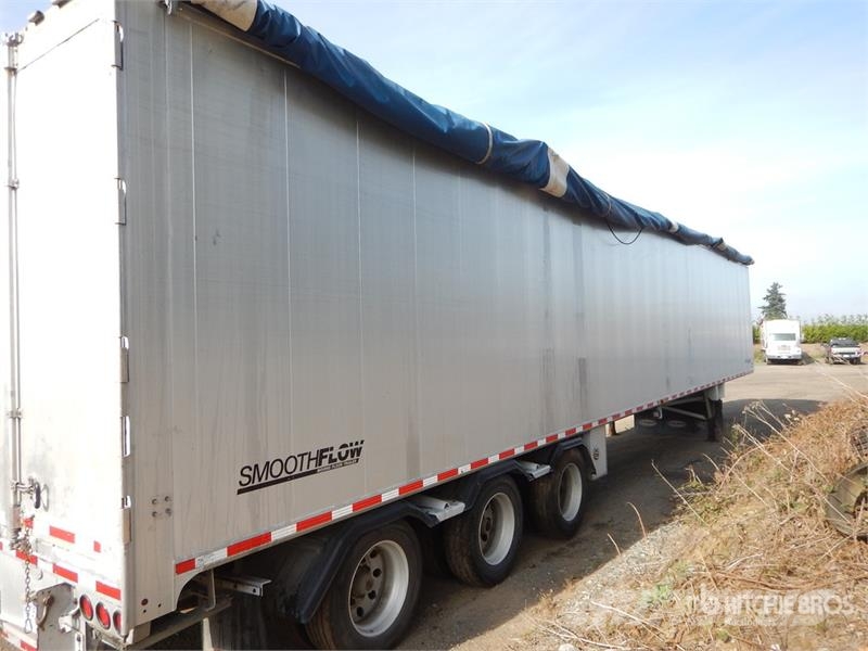 Ty-Crop SF53 53 ft Tri/A Moving Floor Trailer Schuifvloeropleggers