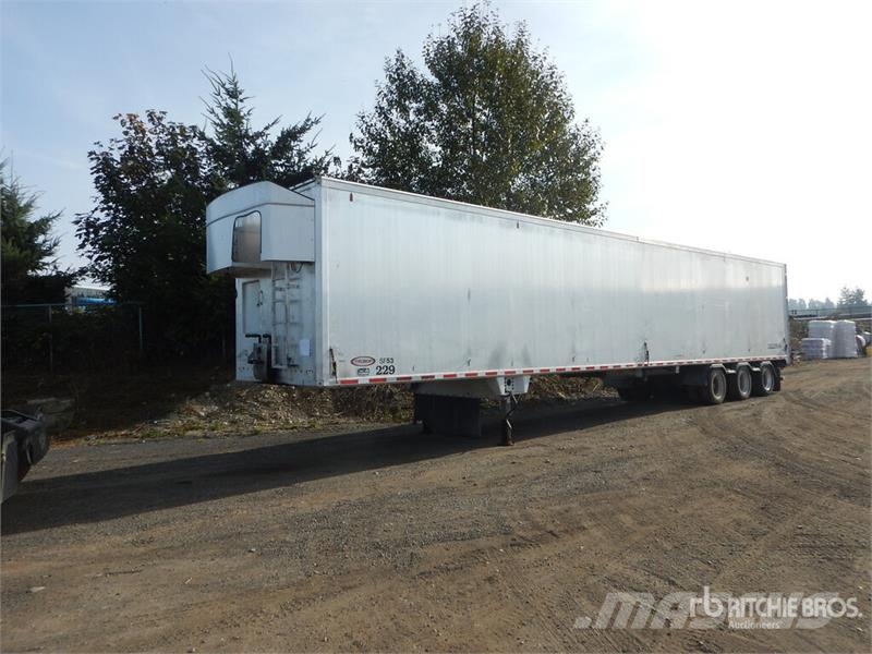 Ty-Crop SF53 53 ft Tri/A Moving Floor Trailer Schuifvloeropleggers