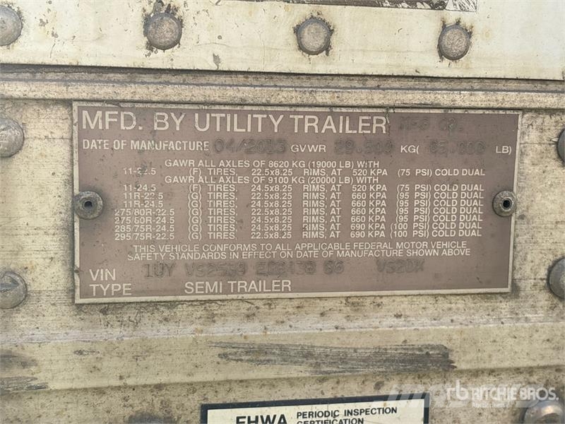 Utility 4000D-X Прицепы-фургоны