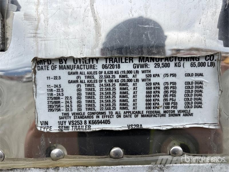 Utility 53 ft x 102 in T/A Refrigerated Trailer Poluprikolice hladnjače