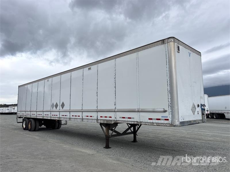 Vanguard 53 ft x 102 in T/A Van Trailer Причепи-фургони