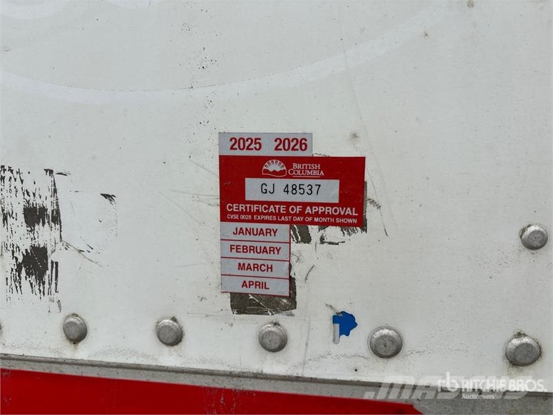Vanguard 53 ft x 102 in T/A Van Trailer 厢式拖车