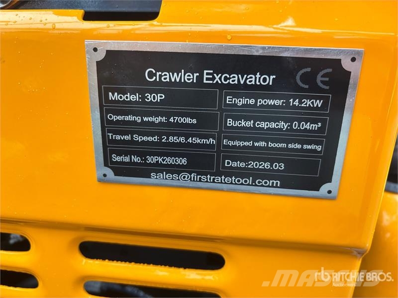 Vicsec VC30P Mini Excavator (Unused) Miniescavadeiras < 7t (Mini escavadeiras)