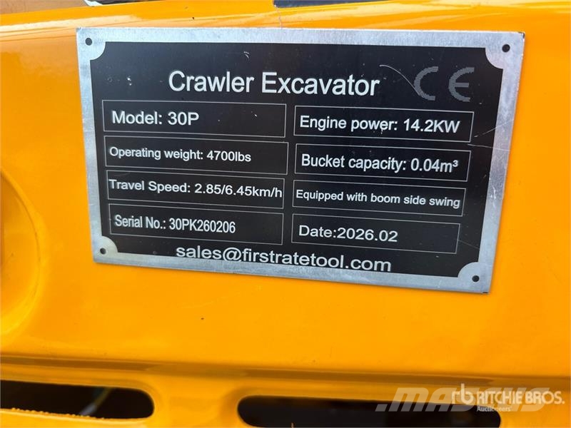 Vicsec VC30P Mini Excavator (Unused) Miniexcavadoras