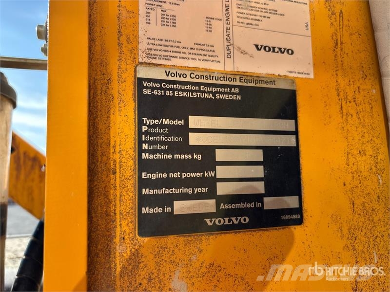 Volvo L180H Wheel Loader Cargadoras sobre ruedas