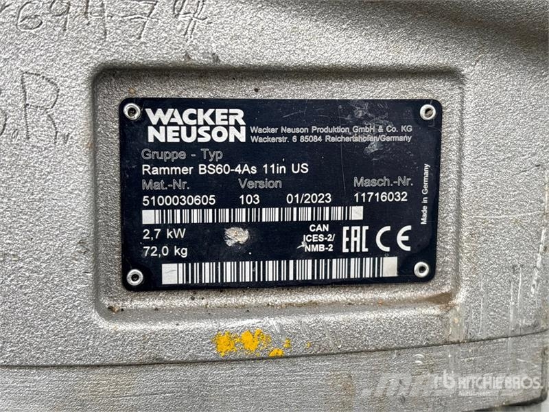 Wacker BS60 Vibro nabijači
