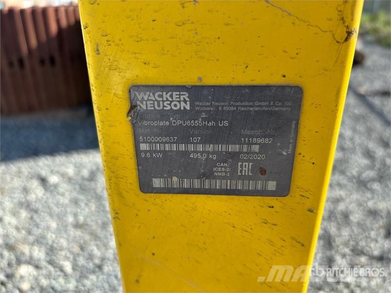Wacker Neuson DPU6555Heh Vibratory Plate Compactor Vibro plošče