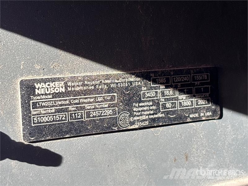 Wacker Neuson LTW20 أبراج خفيفة