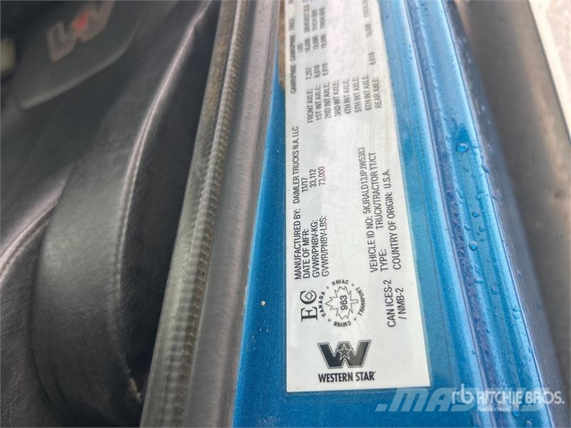 Western Star 4900SA Kamioni za drva Šticari