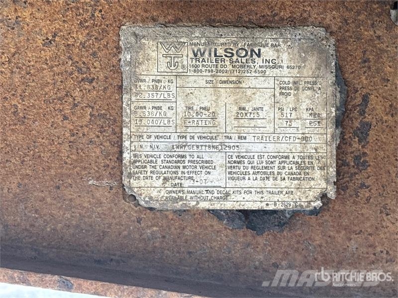 Wilson 51 ft Tri/A Step Deck Trailer Lavetit
