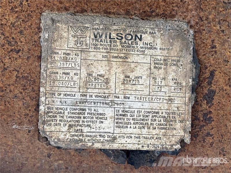 Wilson 51 ft Tri/A Step Deck Trailer Οχήματα με χαμηλό δάπεδο