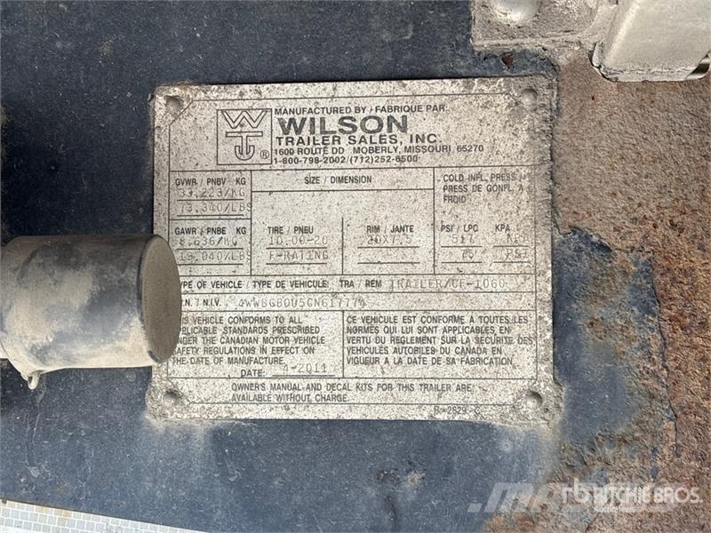 Wilson 53 ft Quad/A Flatbed Trailer Prikolice platforme/otvoreni sanduk