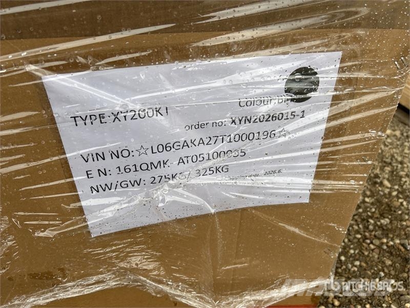  XY200KT-BLACK Utility Vehicle (Unused) Комунални съоражения