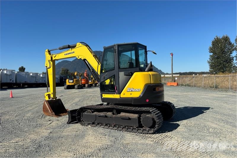 Yanmar SV100-2A Tracked Excavator Paletli ekskavatörler