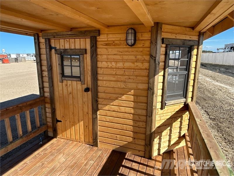 10 Ft x 7.5 Ft Skid-Mounted Playhouse Andre komponenter