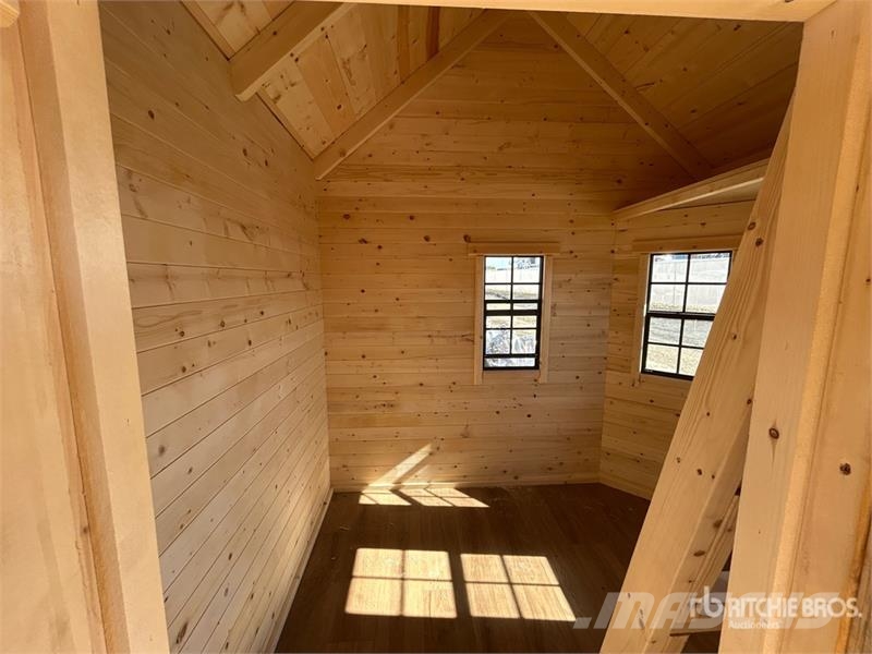10 Ft x 7.5 Ft Skid-Mounted Playhouse Andre komponenter