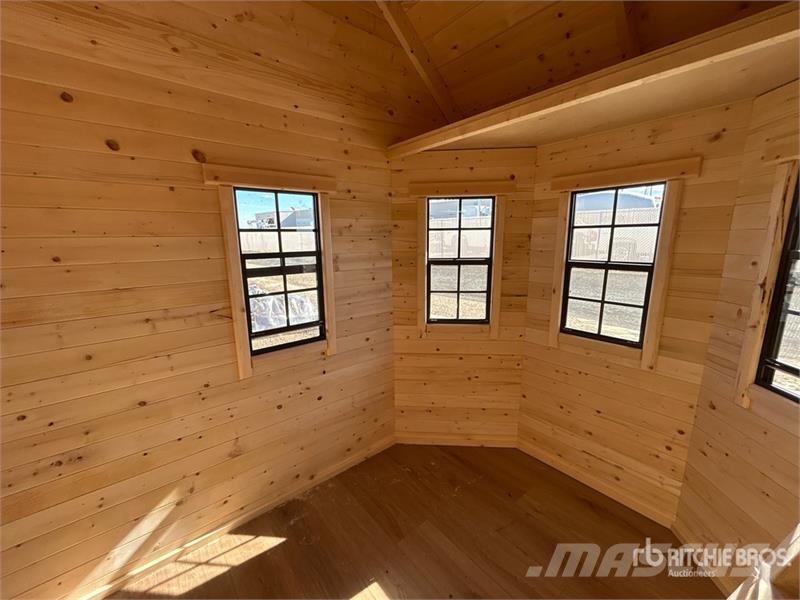 10 Ft x 7.5 Ft Skid-Mounted Playhouse Andre komponenter