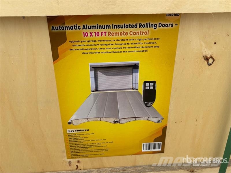  10 ft x  ft Insulated Aluminum Electric Automatic  Drugi deli